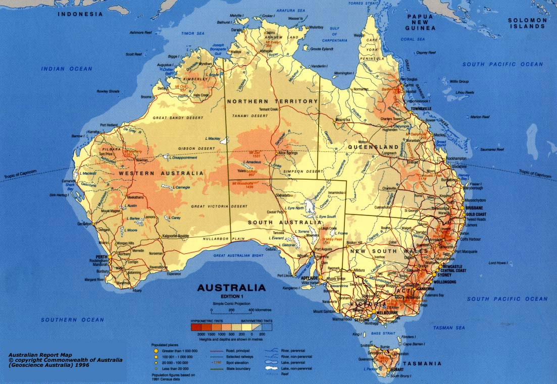 Examples Of General Reference Maps General Reference | Intergovernmental Committee On Surveying And Mapping