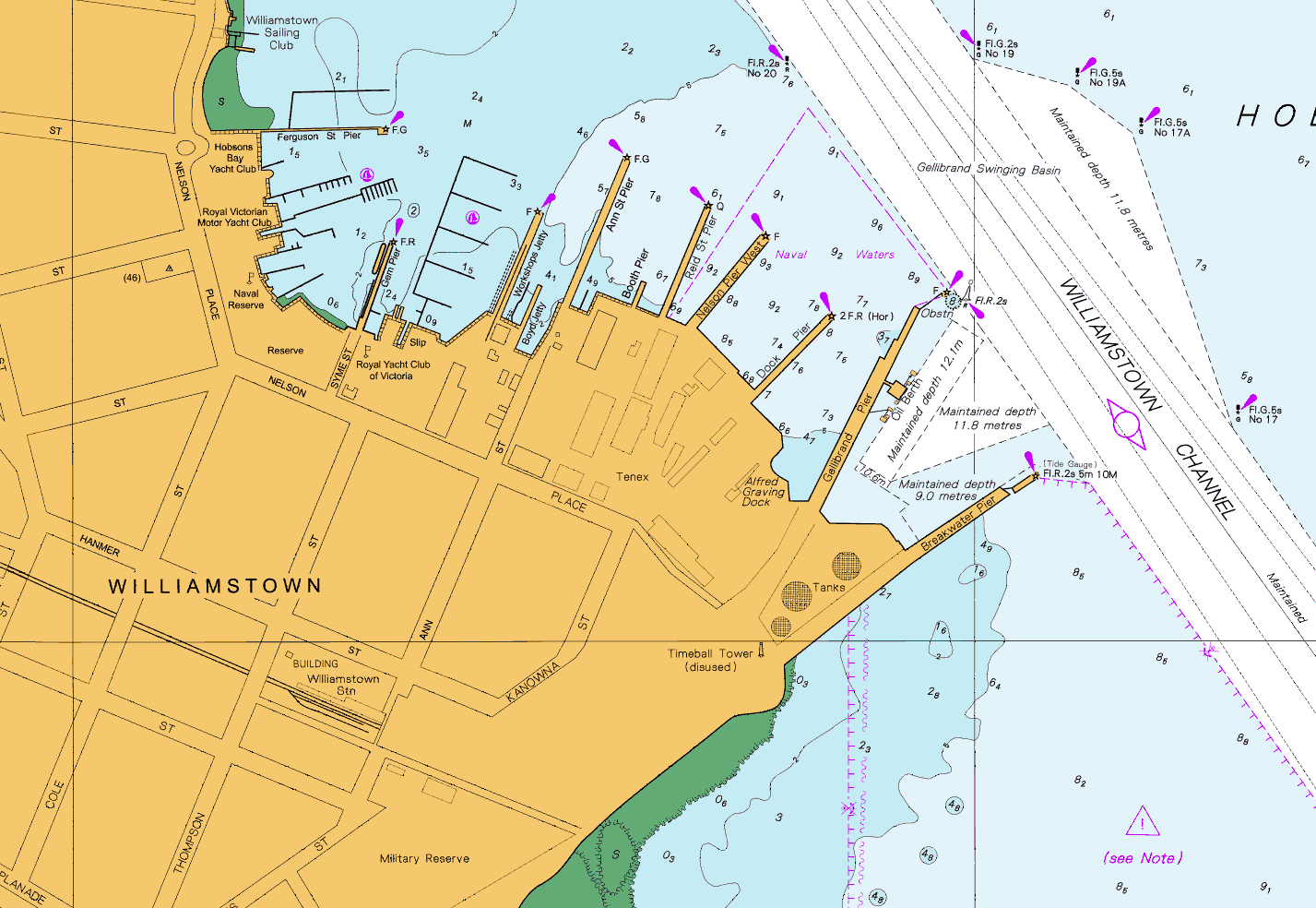 Coastal Charts And Maps Navigation Charts | Intergovernmental Committee On Surveying And Mapping