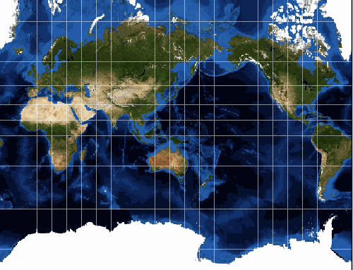 world map actual scale